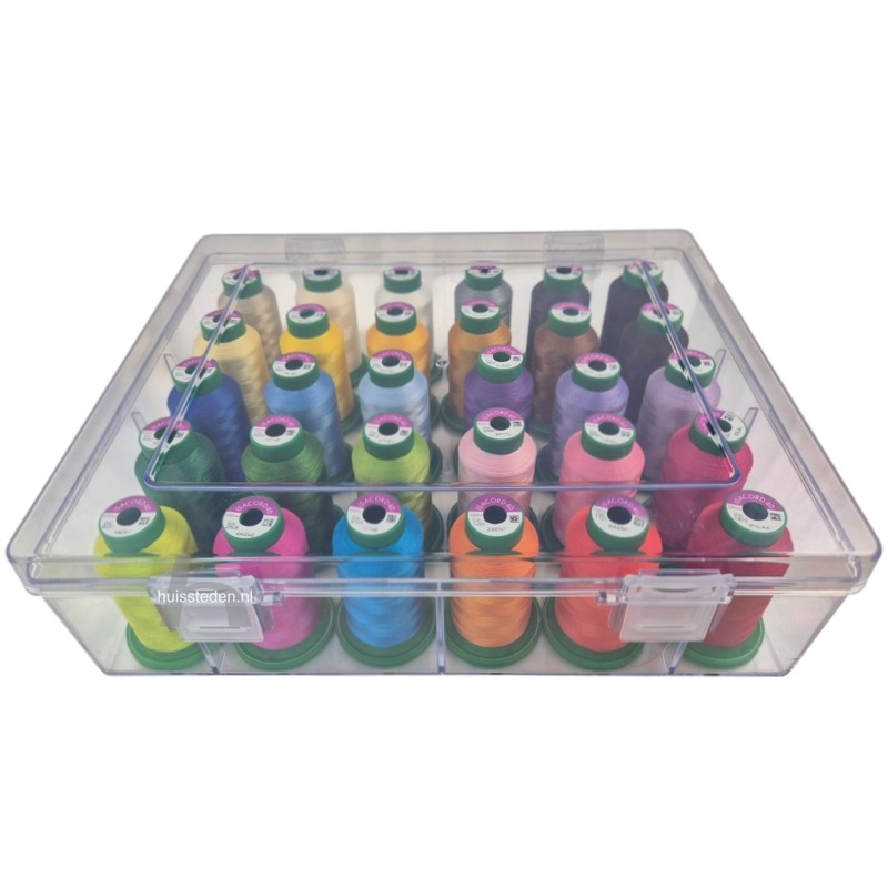 Isacord standaard set met 30 conen borduurgaren