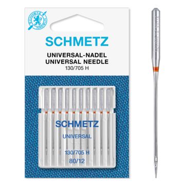 Schmetz universeel naald 80/12, 10 stuks